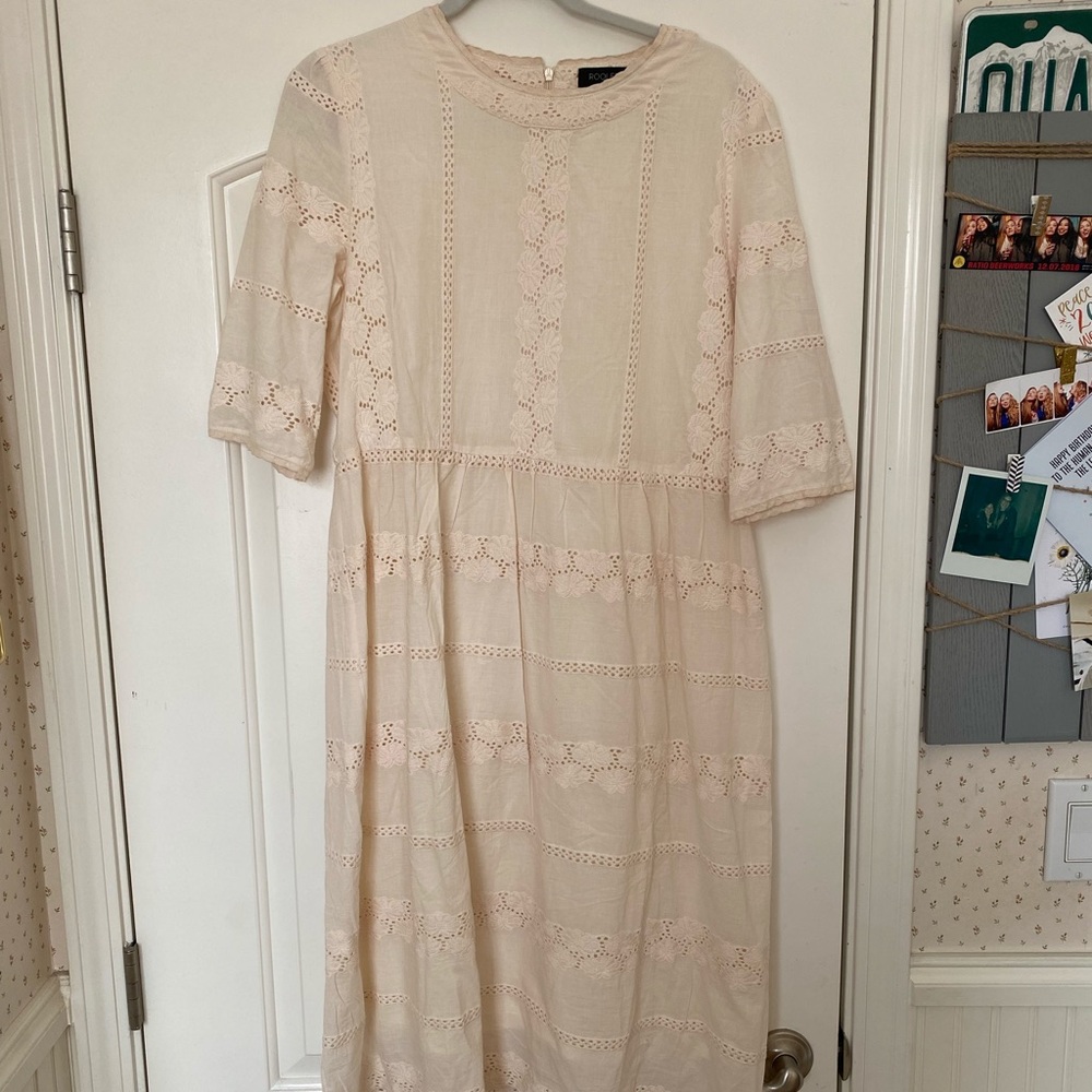 Eggshell dress LG